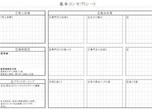 コンセプトシート